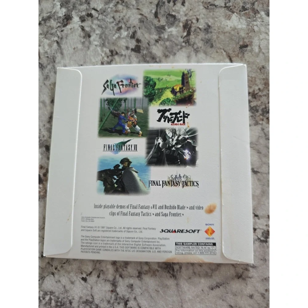 Final Fantasy VII (Demo Edition) (Sony PlayStation 1)